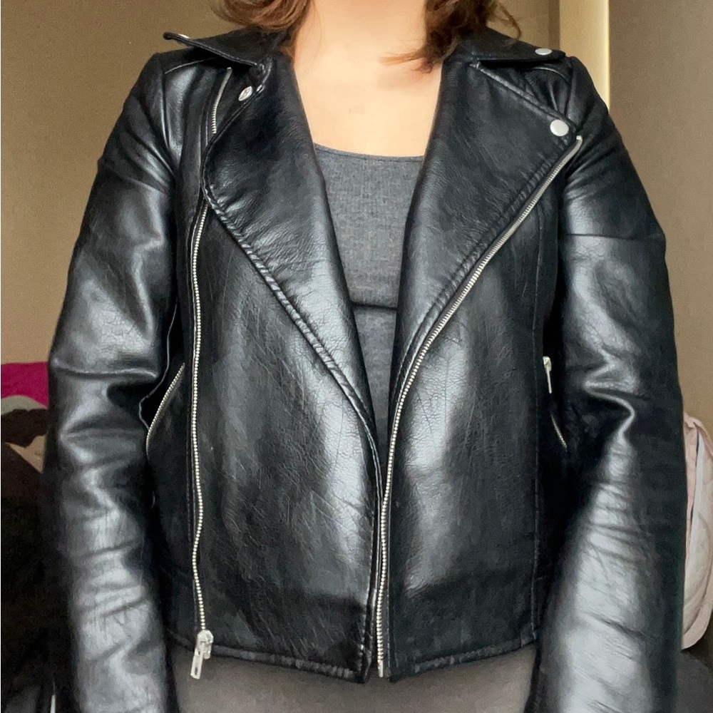 Leather jacket M size